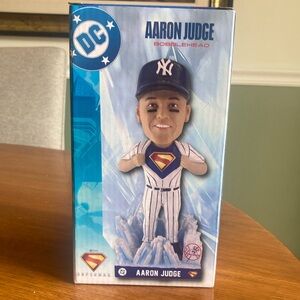 Aaron Judge bobblehead. Unopened, new in box. Superman.